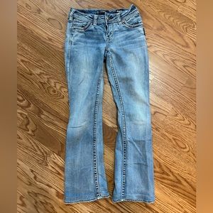 Silver lighter wash Size 26